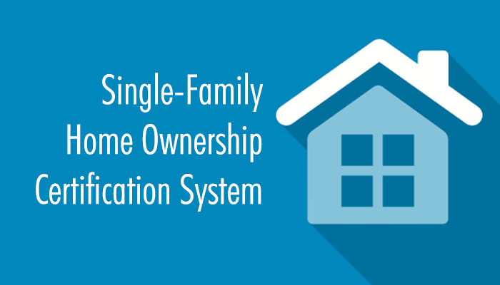 Single-Family Home Ownership Certification